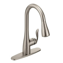 Load image into Gallery viewer, MOEN 7594SRS Arbor Pull-Down Sprayer Kitchen Faucet, Spot Resist Stainless
