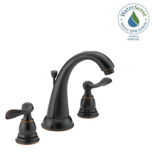 Load image into Gallery viewer, Delta B3596LF-OB Windemere 8&quot; Widespread Bathroom Faucet Oil-Rubbed Bronze
