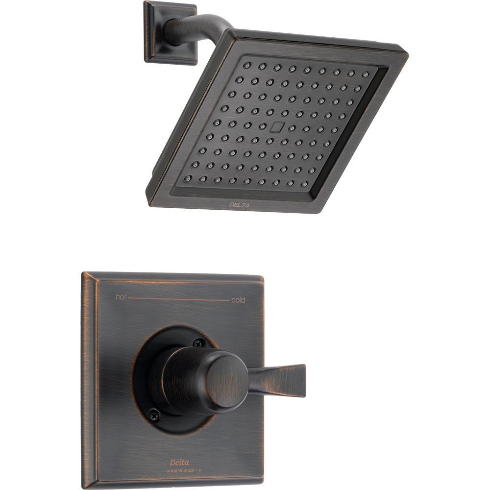 Delta T14251-RB Dryden Raincan Shower Faucet Trim Kit No Valve Venetian Bronze