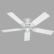 Load image into Gallery viewer, Hunter 53069 Low Profile III 52 in. Indoor White Ceiling Fan
