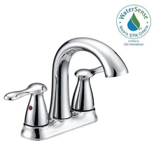 Load image into Gallery viewer, Glacier Bay F51A1071CP Asher 4&quot; Centerset 2-Handle Bathroom Faucet in Chrome
