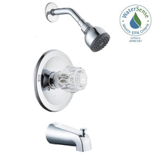 Load image into Gallery viewer, Glacier Bay 874-0101 Aragon 1-Handle 1-Spray Tub and Shower Faucet in Chrome

