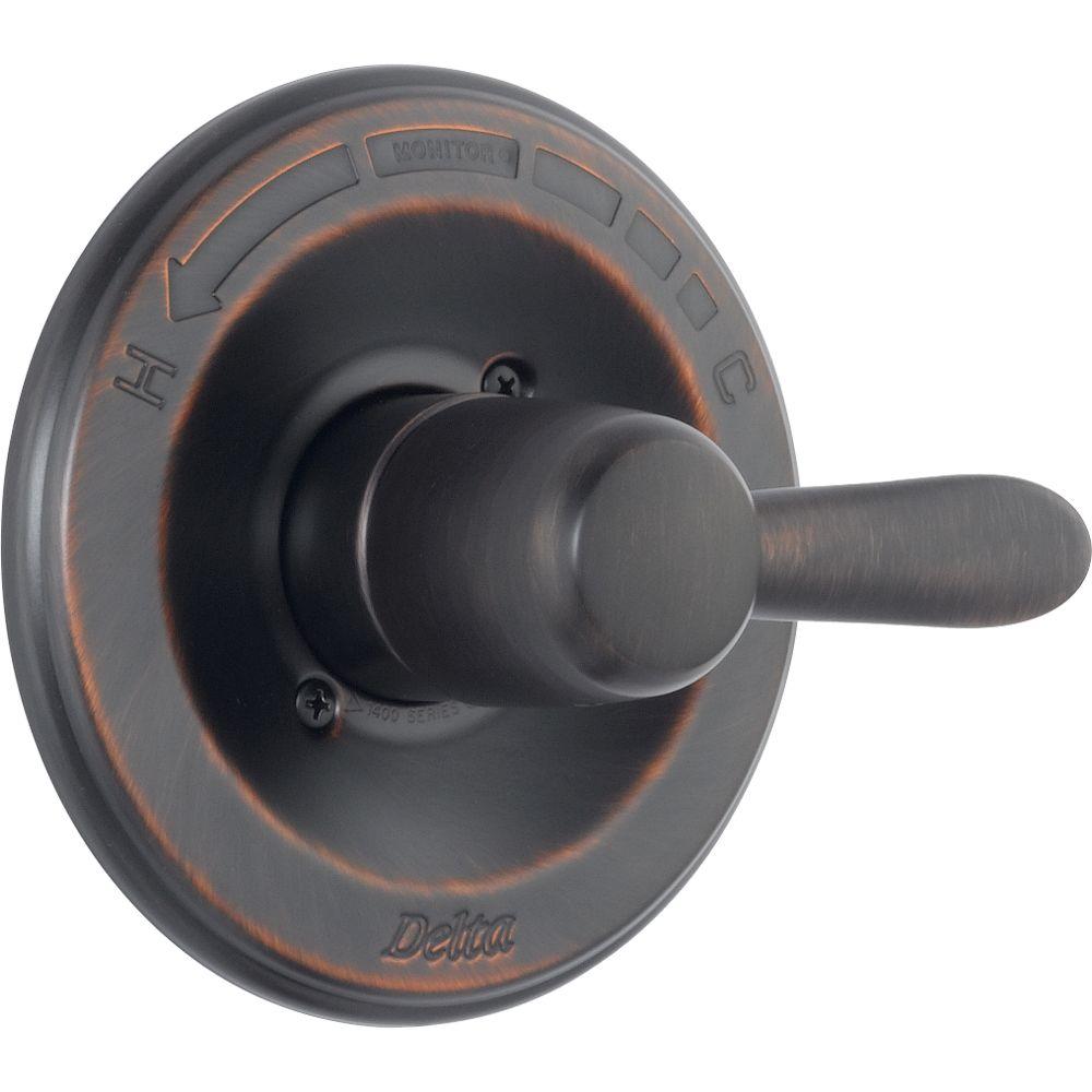 Delta T14038-RB Lahara Monitor Temp. Control Valve Trim Kit, Venetian Bronze