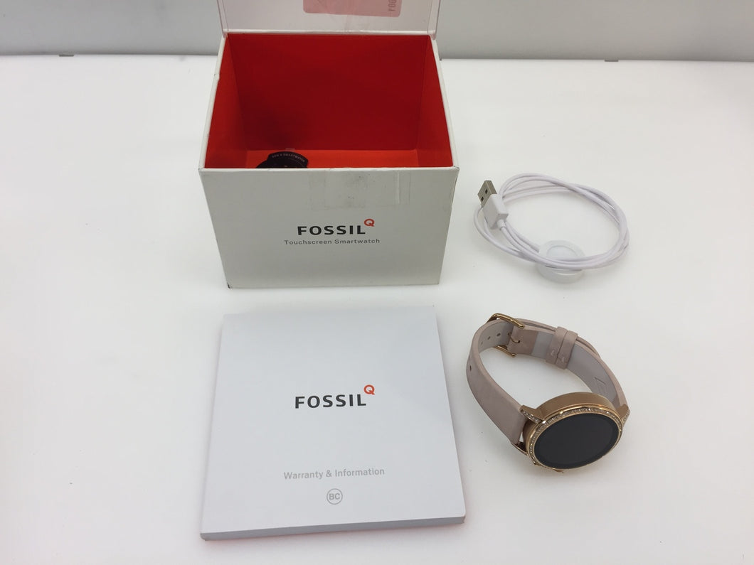 Fossil FTW6015 Gen 4 Digital Smartwatch Venture HR Rose Gold with Blush Leather