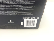 Load image into Gallery viewer, Delta 58580-SS-PK HydroRain 2-in-1 5-Spray 7-7/8&quot; Fixed Shower Head, Stainless
