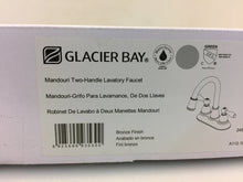 Load image into Gallery viewer, Glacier Bay 67513W-6427H2 Mandouri 4&quot; Centerset 2-Handle Bathroom Faucet Bronze
