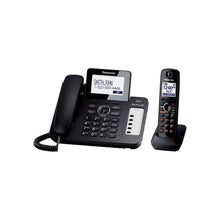 Load image into Gallery viewer, Panasonic KX-TG6671B DECT 6.0+ Corded/Cordless Phone w Digital Answering System
