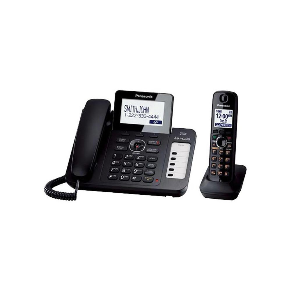 Panasonic KX-TG6671B DECT 6.0+ Corded/Cordless Phone w Digital Answering System