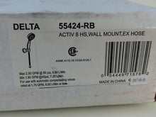 Load image into Gallery viewer, Delta 55424-RB ActivTouch Adjustable Wall-Mount Hand Shower Venetian Bronze
