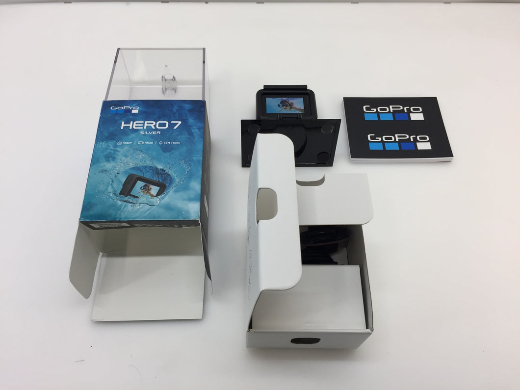 GoPro HERO7 2 inch 4K Waterproof Digital Action Camera - Silver (CHDHC-601) NOB