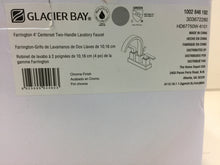 Load image into Gallery viewer, Glacier Bay HD67750W-6101 Farrington 4&quot; Centerset 2-Handle Bath Faucet Chrome

