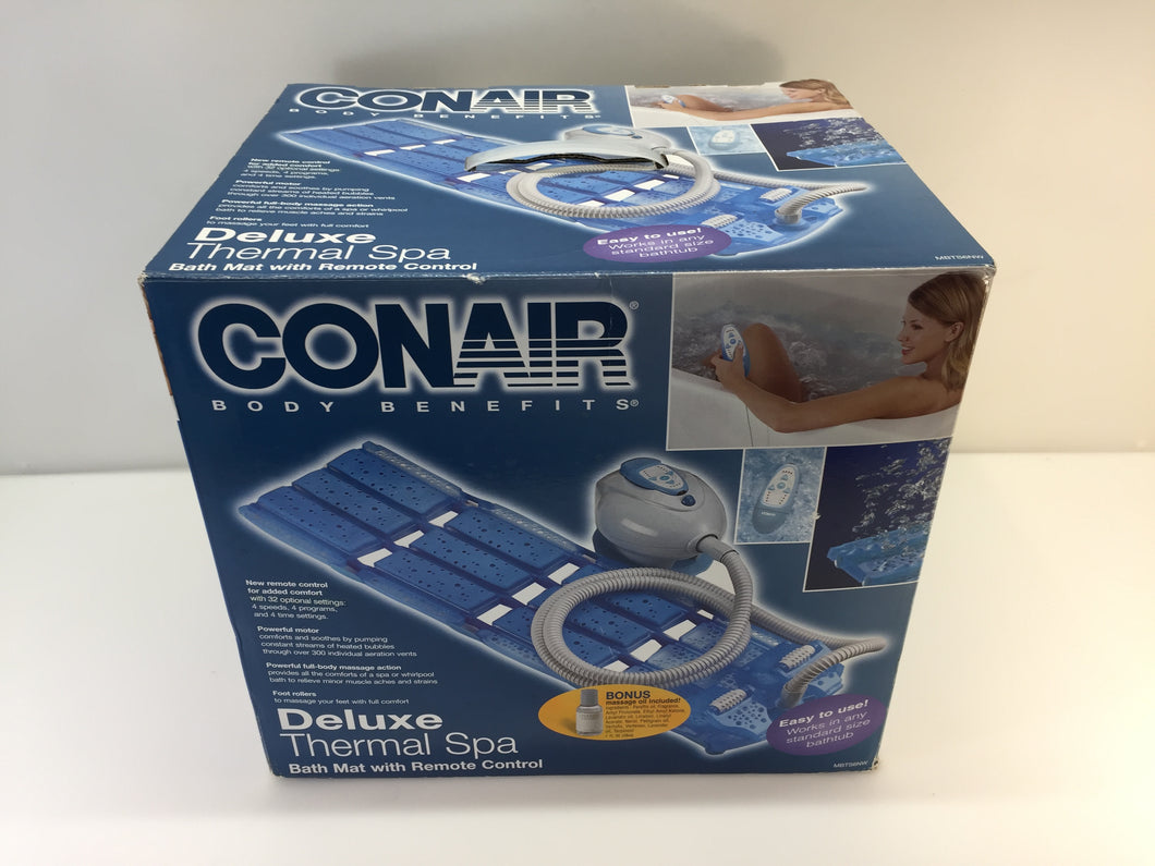Conair Deluxe Thermal Spa Bath Mat with Remote Control - Model: MBTS6NW