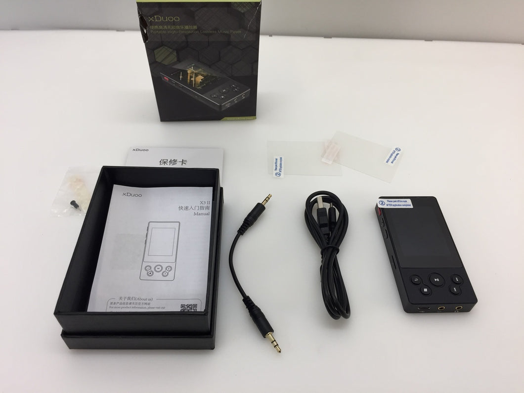 xDuoo X3 II Bluetooth MP3 HiFi Lossless Music Audio Player, NOB