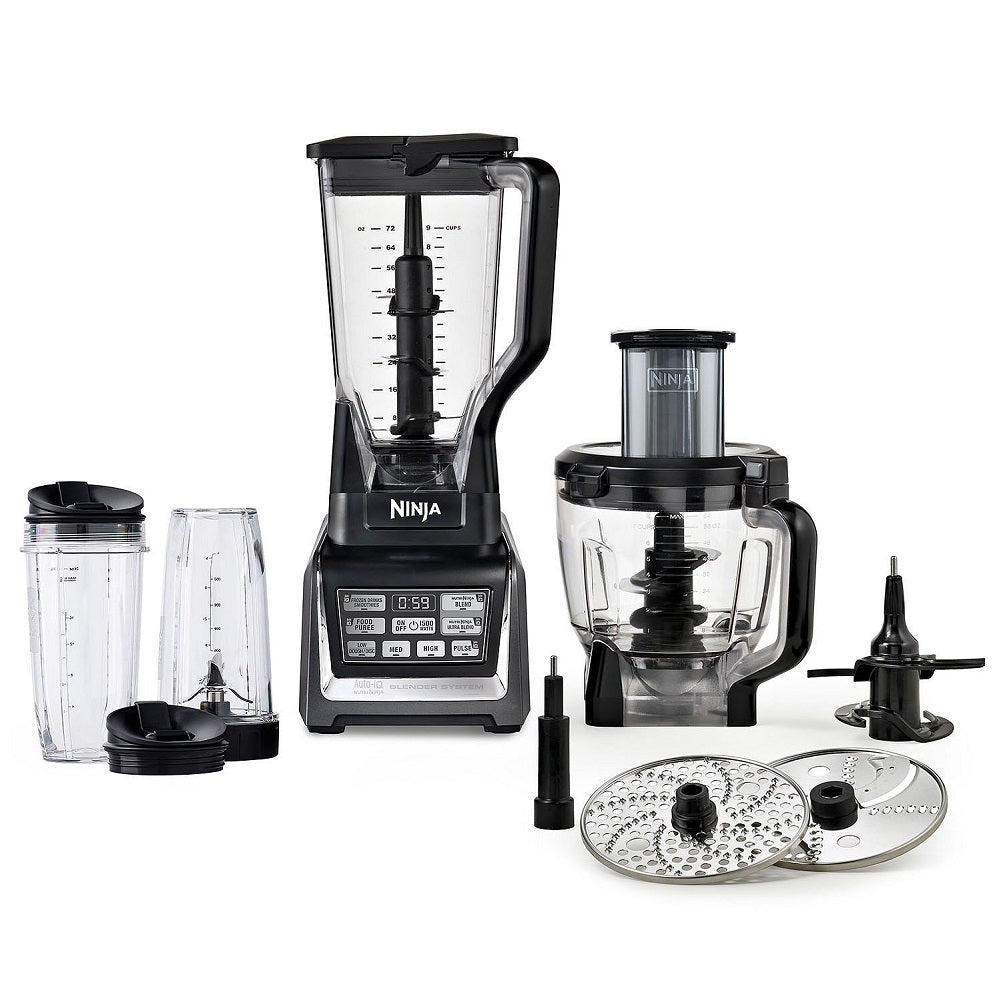 Ninja Blender Kitchen System w/Auto-iQ 1500W and Accessories BL687CO Tested