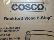 Load image into Gallery viewer, Cosco 11254MGY1 Rockford Series 2-Step Mahogany Step Stool Ladder
