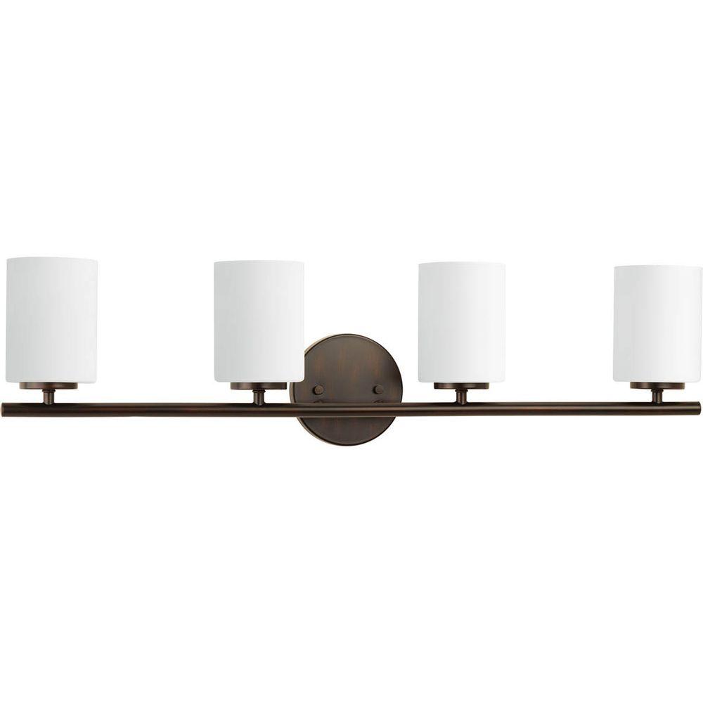 Progress Lighting Replay 4-Light Antique Bronze Bathroom Vanity Light P2160-20