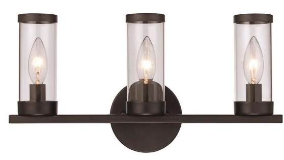 Trans Globe 3-Light Black 4.5