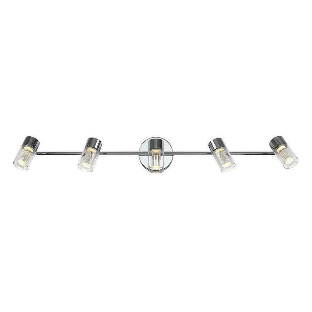 Artika Ratio 4 ft. 5-Light Steel Integrated LED Track Lighting Kit TRK5RA-CCA