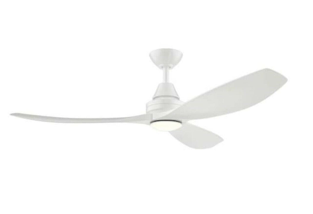 Home Decorators Levanto 52 in. LED In/Outdoor White Ceiling Fan with Light 34602