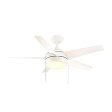 Load image into Gallery viewer, Home Decorators Windward 44 in. LED Indoor Matte White Ceiling Fan 51566

