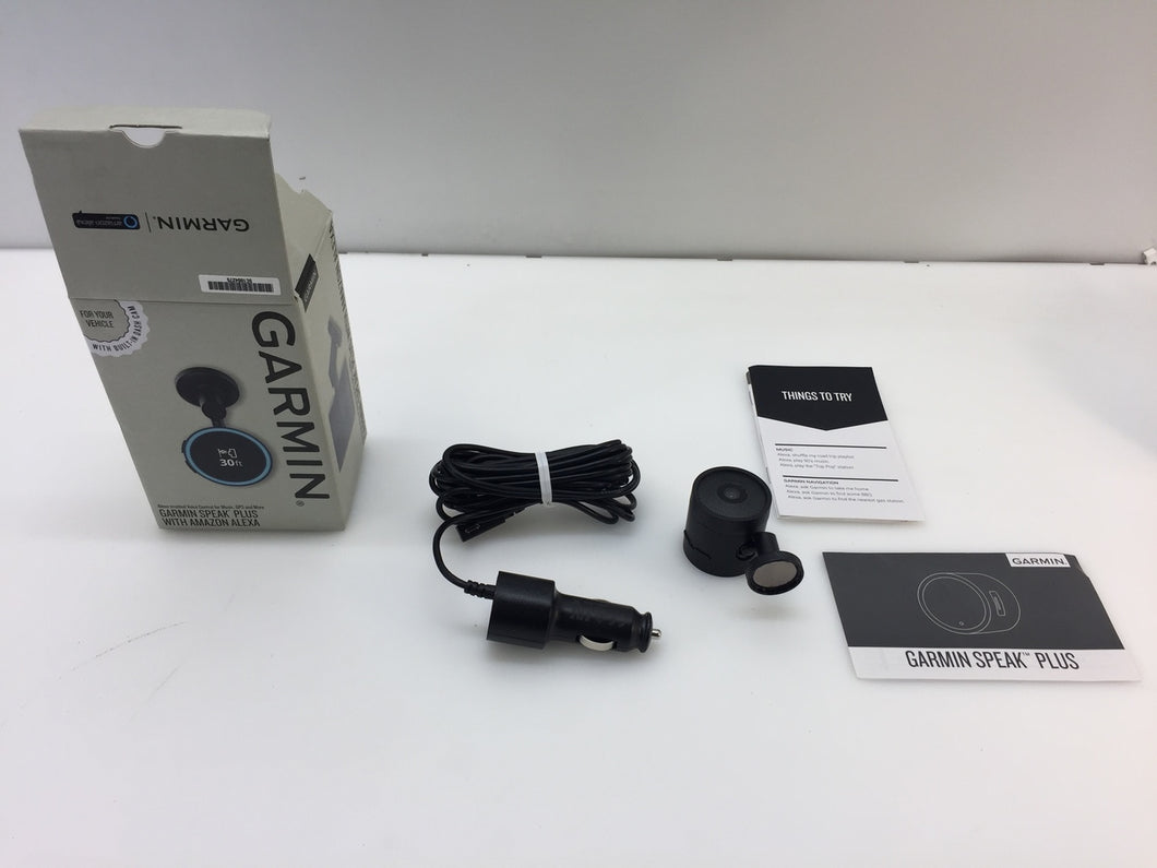 Garmin Speak Plus with Amazon Alexa Built In Dash Camera Black 010-01862-00, NOB