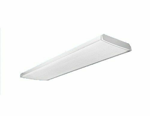 Lithonia Lighting LB 4 32 MVOLT 1/4 GEB10IS 4ft 4-Light Gloss Fluorescent Wrap