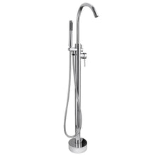 Load image into Gallery viewer, AKDY TF0021 1-Handle Freestanding Floor Mount Faucet Bathtub Filler Chrome
