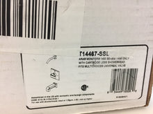 Load image into Gallery viewer, Delta T14467-SSLHD Ara 1-Handle Tub and Shower Faucet Trim Kit in Stainless
