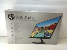 Load image into Gallery viewer, HP 27eb X3W27AA#ABA 27&quot; LED LCD HDMI Display Monitor Black, NOB
