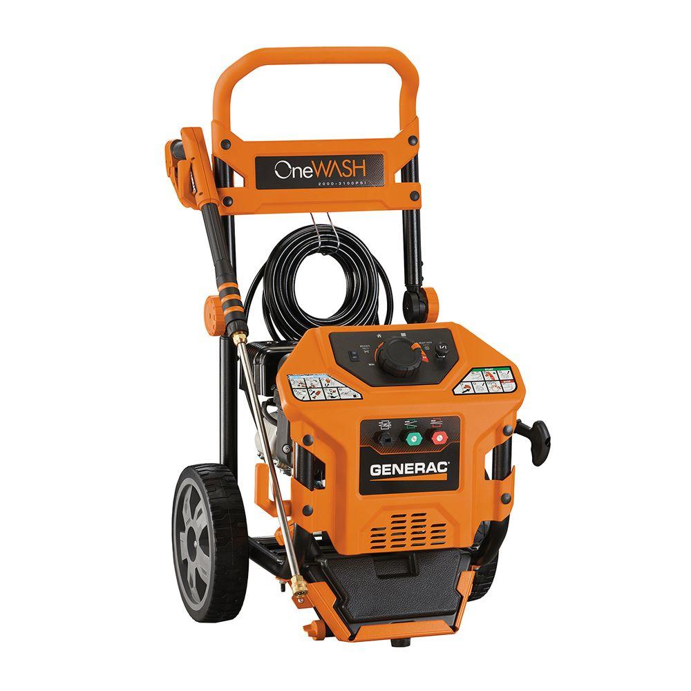 Generac 6602 3,100 psi 2.8-GPM OneWash Variable Speed Gas Pressure Washer