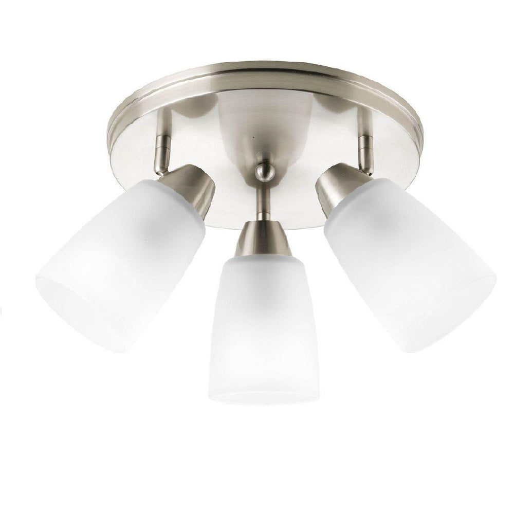 Progress Lighting P3361-09 Wisten 3-Light Brushed Nickel Spotlight Fixture