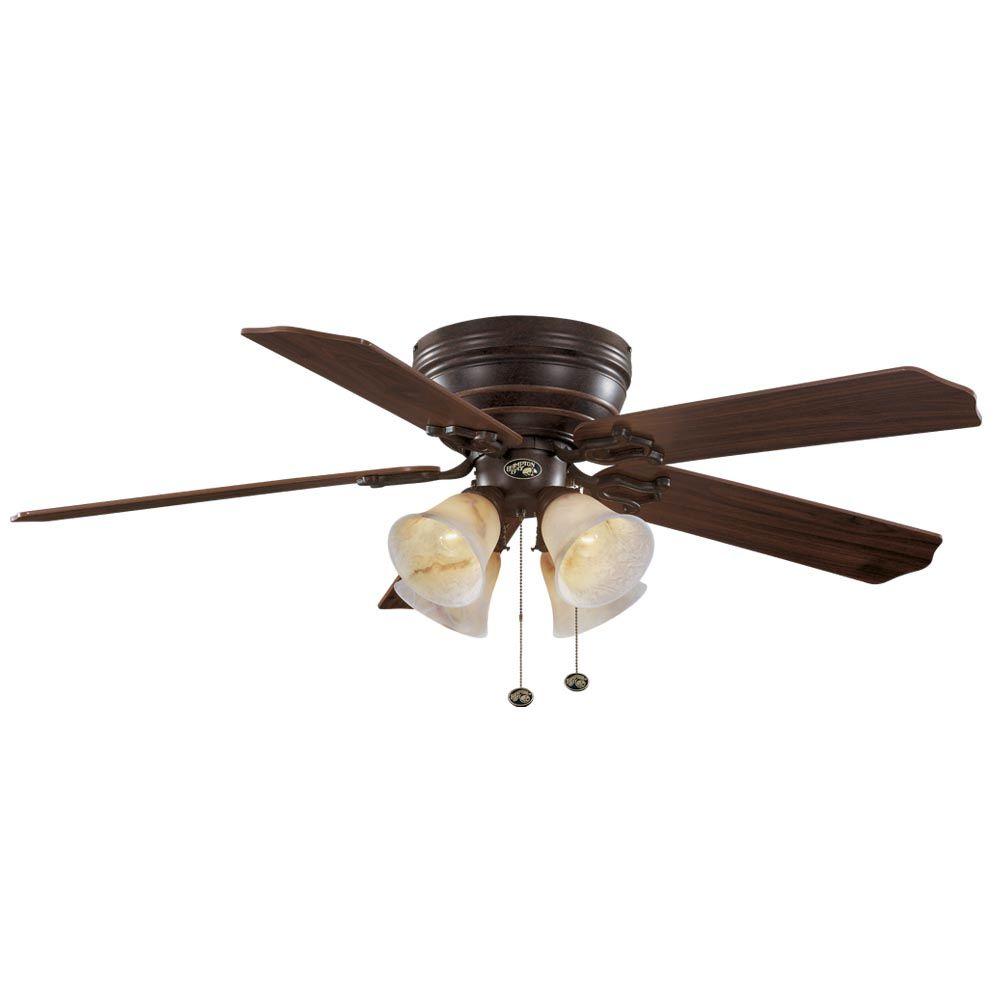 Hampton Bay 46011 Carriage House 52 in. Indoor Iron Ceiling Fan 739887