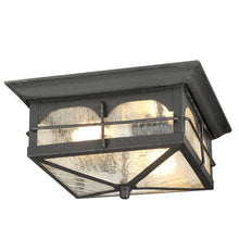 Load image into Gallery viewer, Home Decorators HB7045A-292 Brimfield 2-Light Aged Iron Flushmount Light 296466
