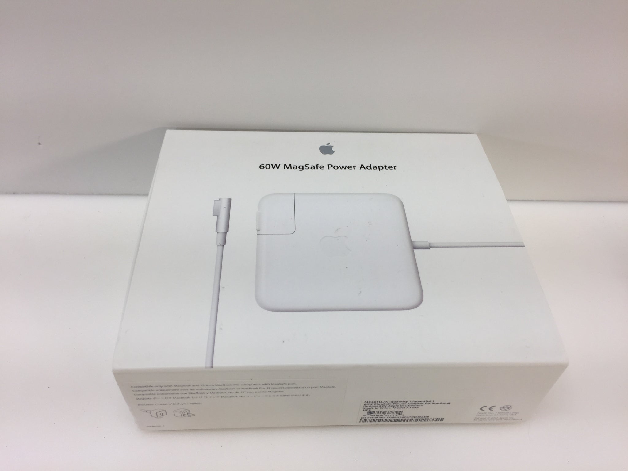 MC461LL/A) Apple 60W MagSafe Power Adapter (A1344)