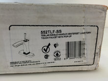 Load image into Gallery viewer, Delta Faucet 552TLF-SS Tesla 1-Handle Touch2O.xt Bathroom Faucet, Stainless
