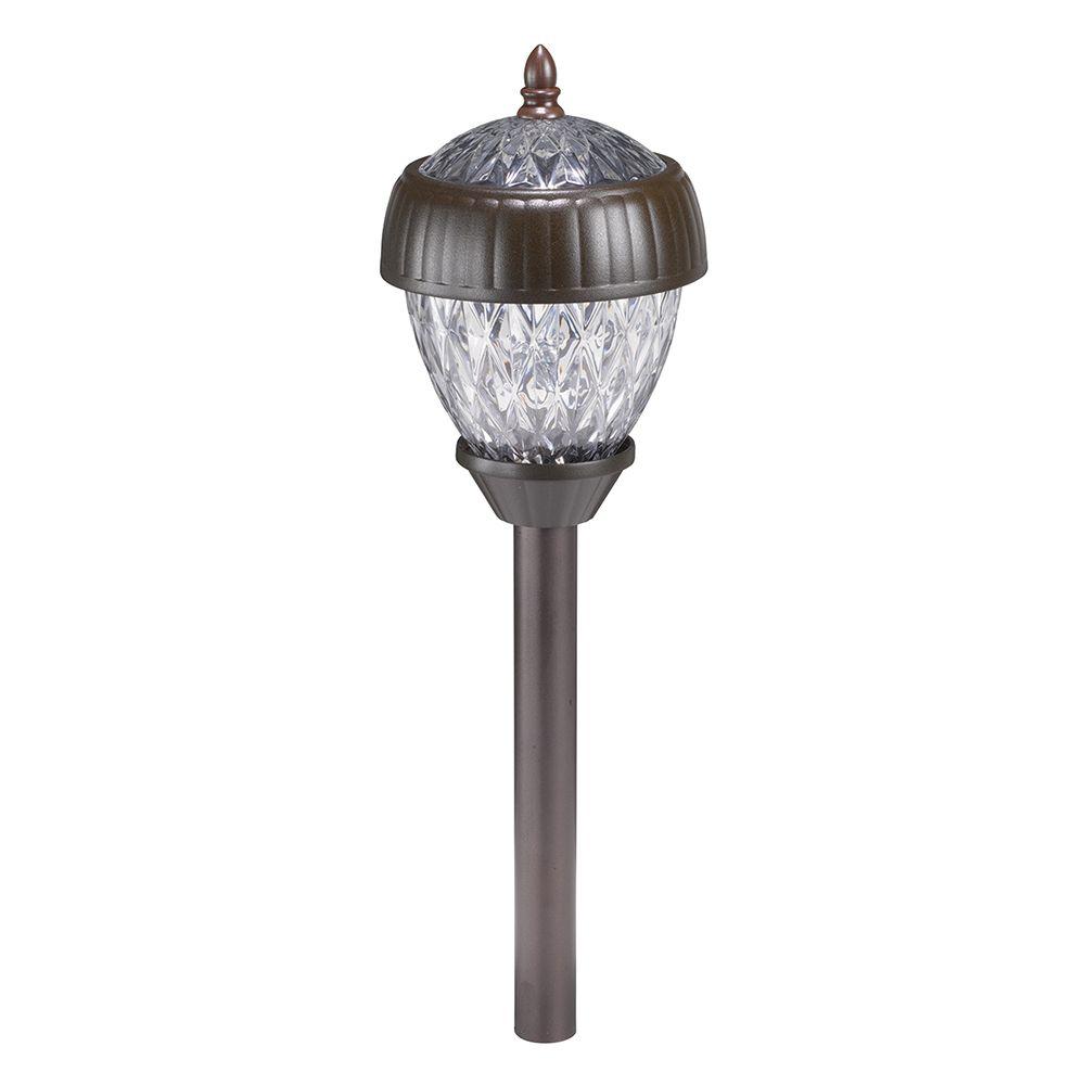 Hampton Bay CD0206-78HD Acorn 2Light Solar Pathway Light Set (6-Pk) 1000020923