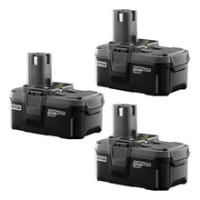 Load image into Gallery viewer, Ryobi P185 18-Volt ONE+ Lithium-Ion High Capacity Battery Pack 3.0Ah (3-Pack)
