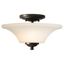 Load image into Gallery viewer, Feiss SF240ORB Barrington 2-Light Oil Rubbed Bronze Semi-Flush Mount Light
