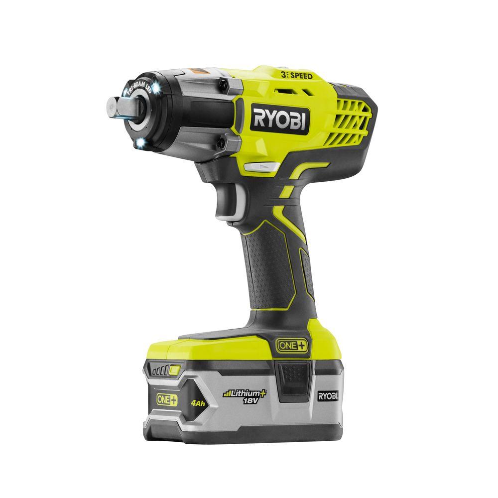 Ryobi P1890 18 Volt ONE Impact Wrench Kit