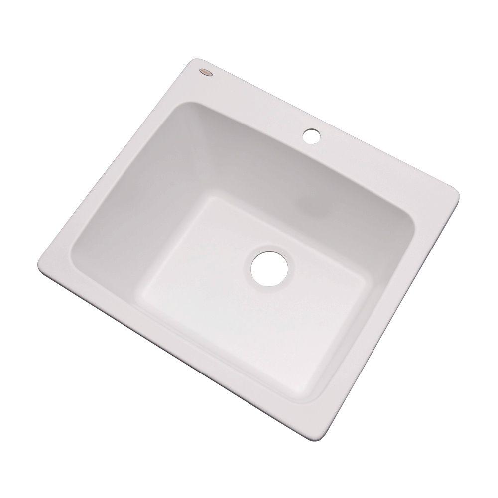 Mont Blanc 32100NSC Wakefield Drop-in Natural Stone Composite 25 Utility Sink