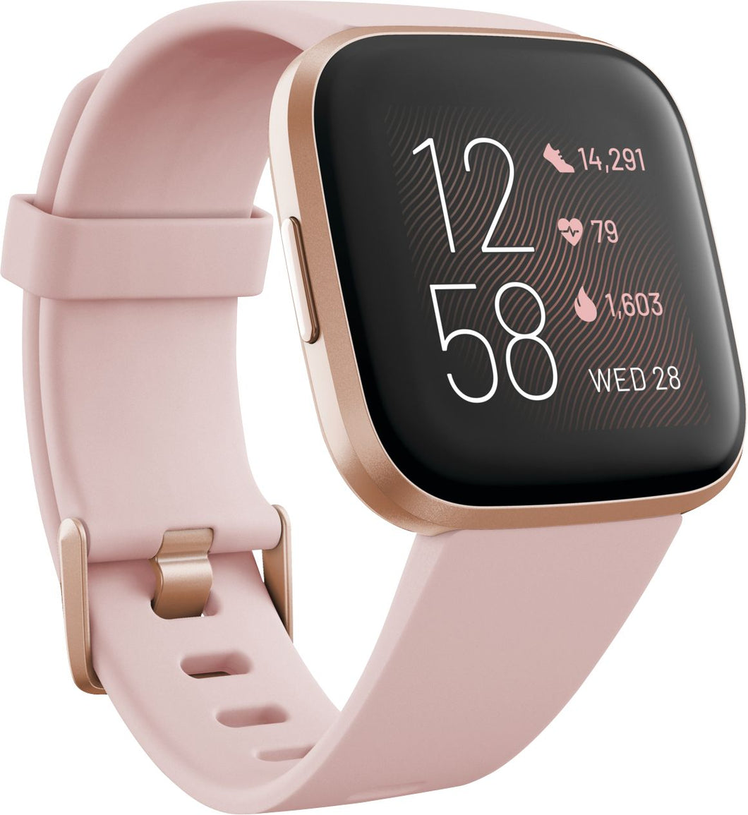 Fitbit Versa 2 FB507RGPK Smart Watch 40mm Aluminum - Petal/Copper Rose