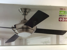Load image into Gallery viewer, Home Decorators AG942LED-BN Moonlight II 52&quot; LED Brushed Nickel Ceiling Fan
