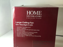 Load image into Gallery viewer, Home Decorators AG942LED-BN Moonlight II 52&quot; LED Brushed Nickel Ceiling Fan
