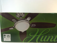 Load image into Gallery viewer, Hunter 59013 Contempo 52&quot; Indoor Brushed Nickel Ceiling Fan
