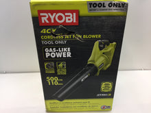 Load image into Gallery viewer, RYOBI RY40406BTL 110 MPH 500 CFM Variable-Speed 40V Li-Ion Cordless Leaf Blower
