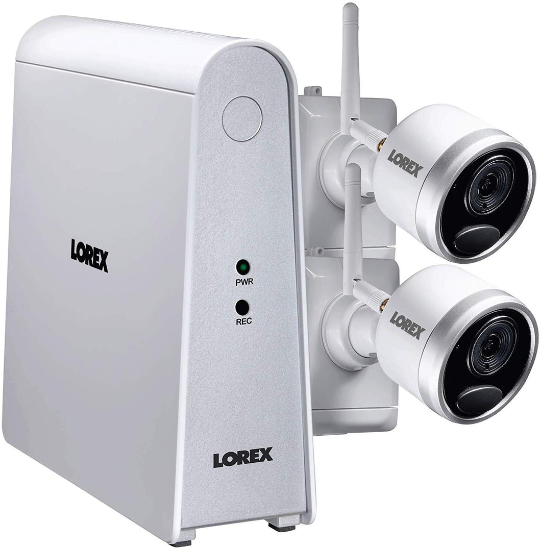 Lorex LHWF16G32C2B 6-Channel 2-Camera Wire-Free Security System, NOB