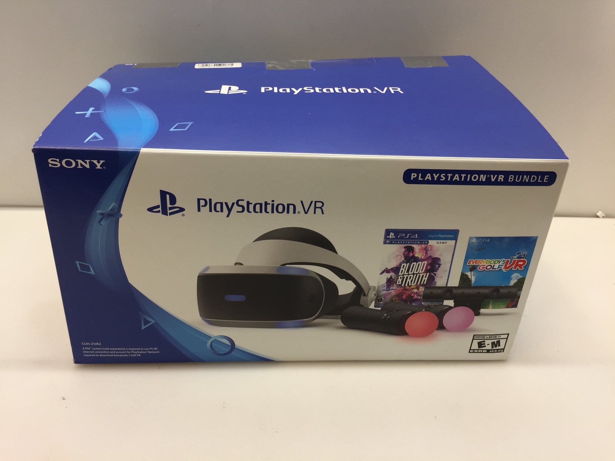 Sony PlayStation VR CUH-ZVR2 Blood Truth and Everybody's Golf VR