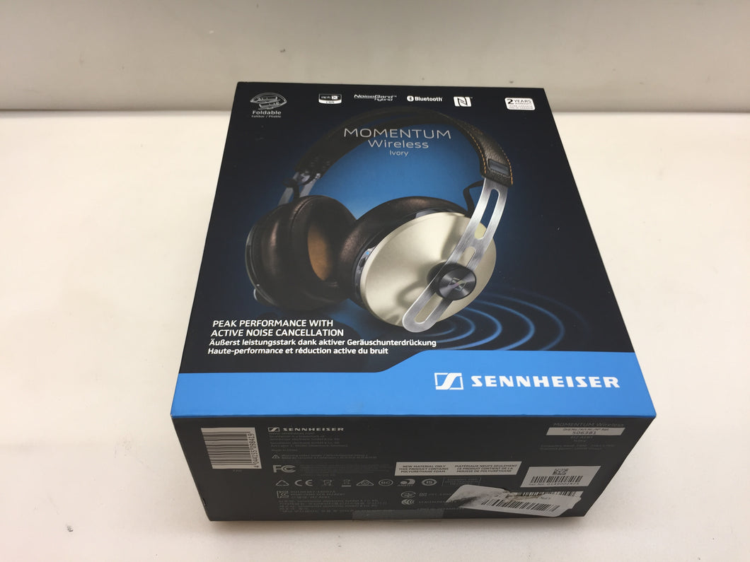 Sennheiser Momentum M2 Bluetooth Over-Ear Wireless Headphone Ivory 506381, NOB
