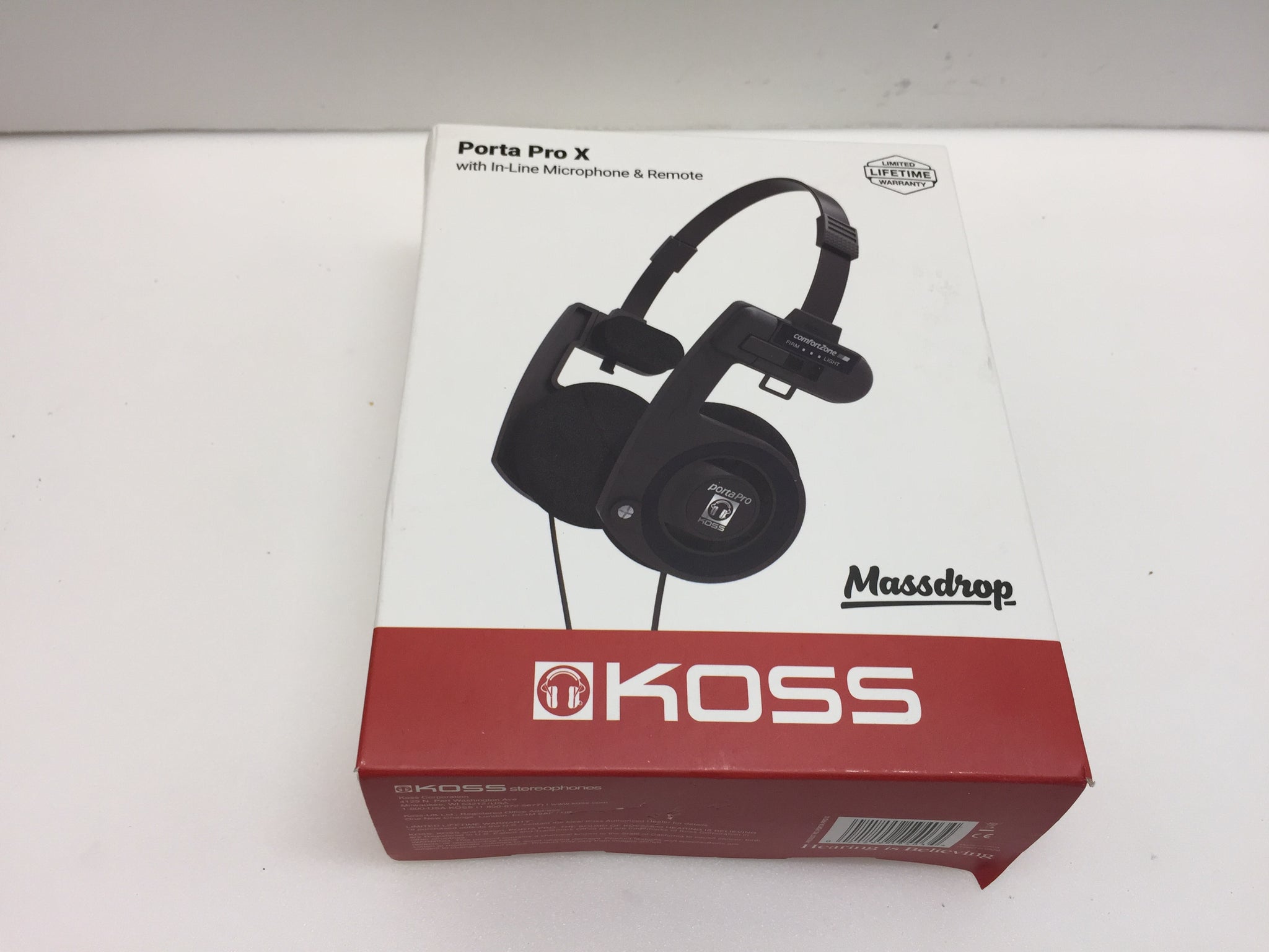 Massdrop Koss Porta Pro X Adjustable On-Ear Headphones, Black – NT