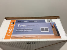 Load image into Gallery viewer, Cadet 67527 Com-Pak Twin 4000W 240V Fan-Forced In-Wall Electric Heater White
